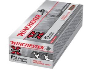 Winchester Super X 25 Winchester Super Short Magnum (WSSM) Ammo 120 Grain Jacketed Hollow Point Box of 500