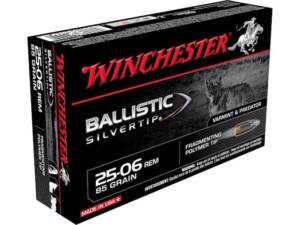 Winchester Varmint 25-06 Remington Ammo 85 Grain Polymer Tip Box of 500