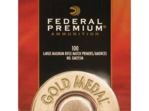 Federal Premium Gold Medal Large Rifle Magnum Match Primers #215M