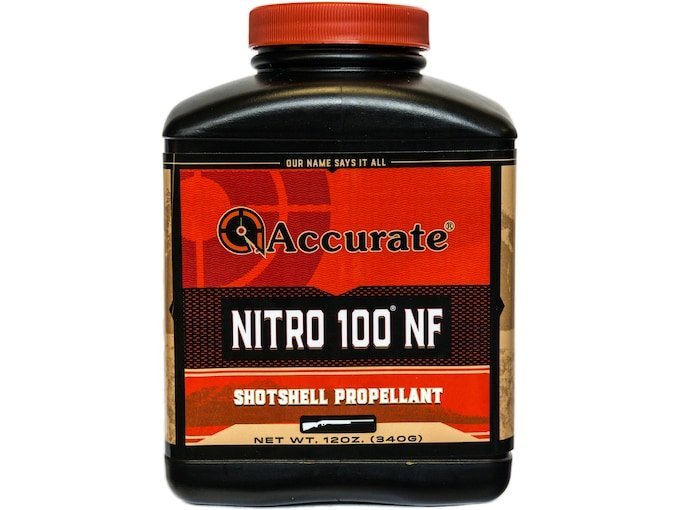 Accurate Nitro 100 Smokeless Gun Powder Of 8 Pound