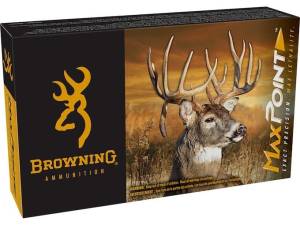 Browning Max Point 28 Nosler Ammo 140 Grain Polymer Tip Box of 300