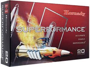 Hornady Superformance 300 Savage Ammo 150 Grain Hornady SST (Super Shock Tip) Polymer Tip Box of 500
