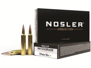 Nosler Match Grade 28 Nosler Ammo 185 Grain Nosler RDF Jacketed Hollow Point Box of 300