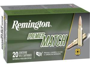 Remington Premier Match 6mm Creedmoor Ammo 107 Grain Sierra MatchKing Jacketed Hollow Point Box of 500