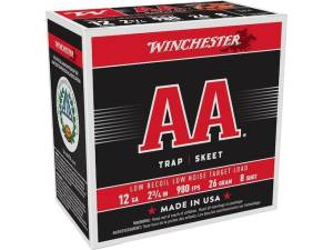 Winchester AA Low Recoil Target 12 Gauge Ammo box 0f 1000